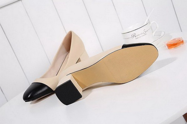 CHANEL Shallow mouth Block heel Shoes Women--006